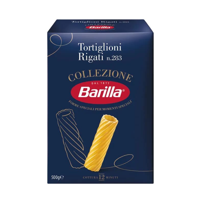 Barilla paste grau dur 500g Tortiglioni Rigati LC N283