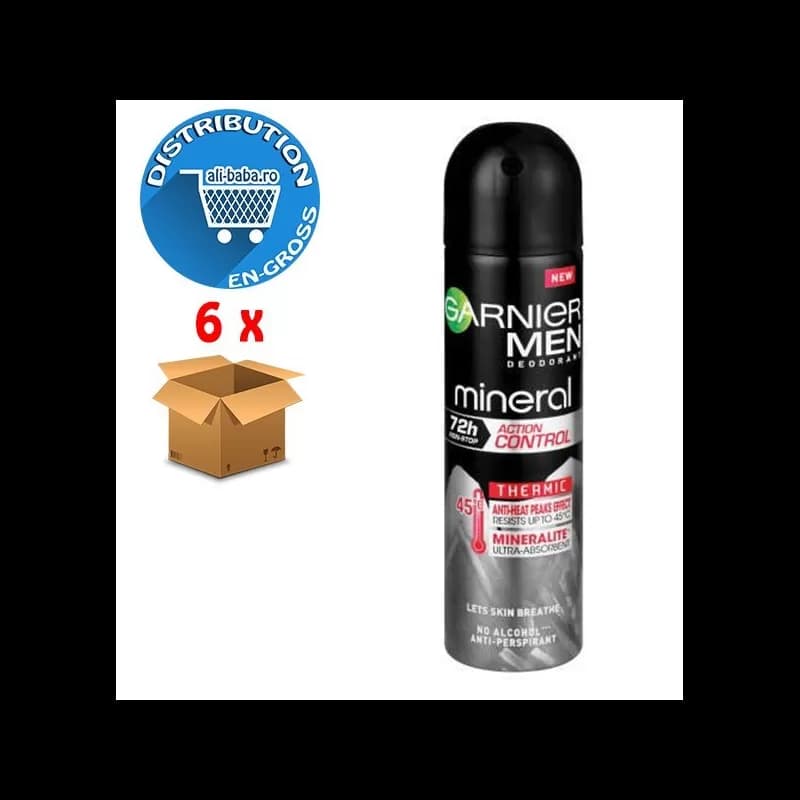 Garnier deodorant barbati spray 150ml Mineral Action Control Termic